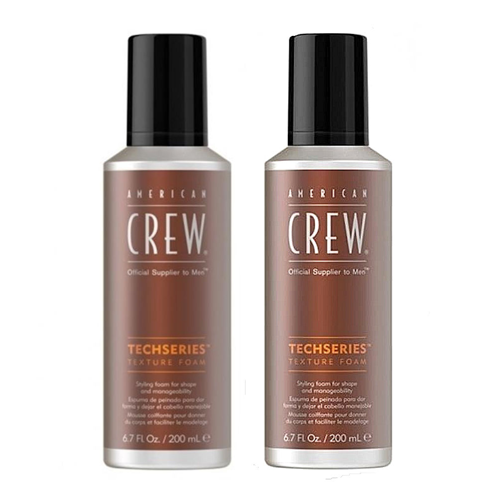 American Crew Techseries Control Foam Twin Pack