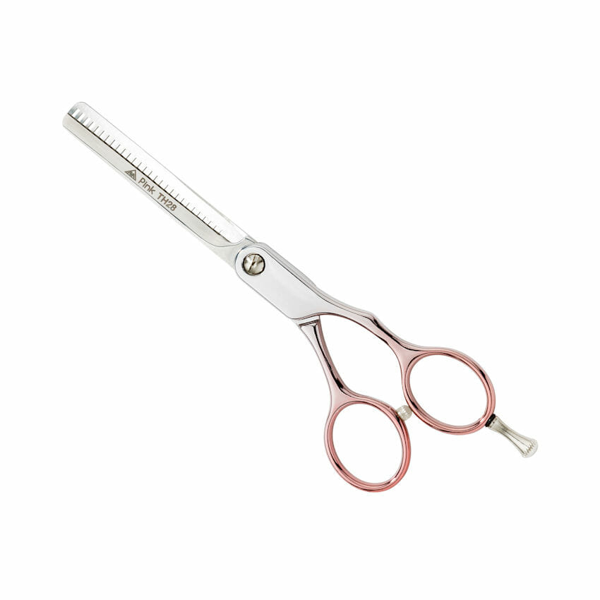 AMA Pink Gold Offset Hairdressing Scissors Set